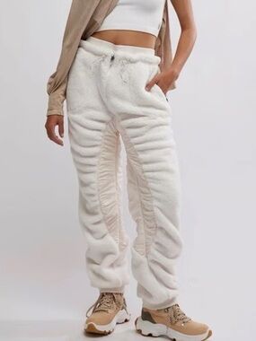 Free People Sundown Fleece Pants Size Small